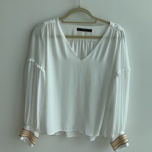 ZARA white blouse